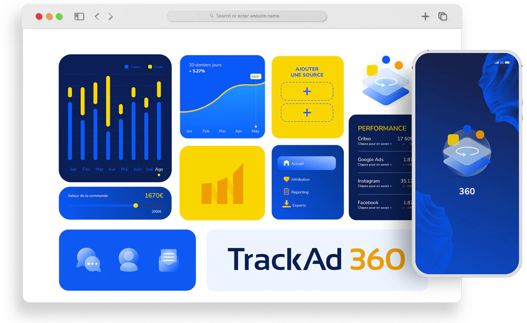 TrackAd 360 interface preview