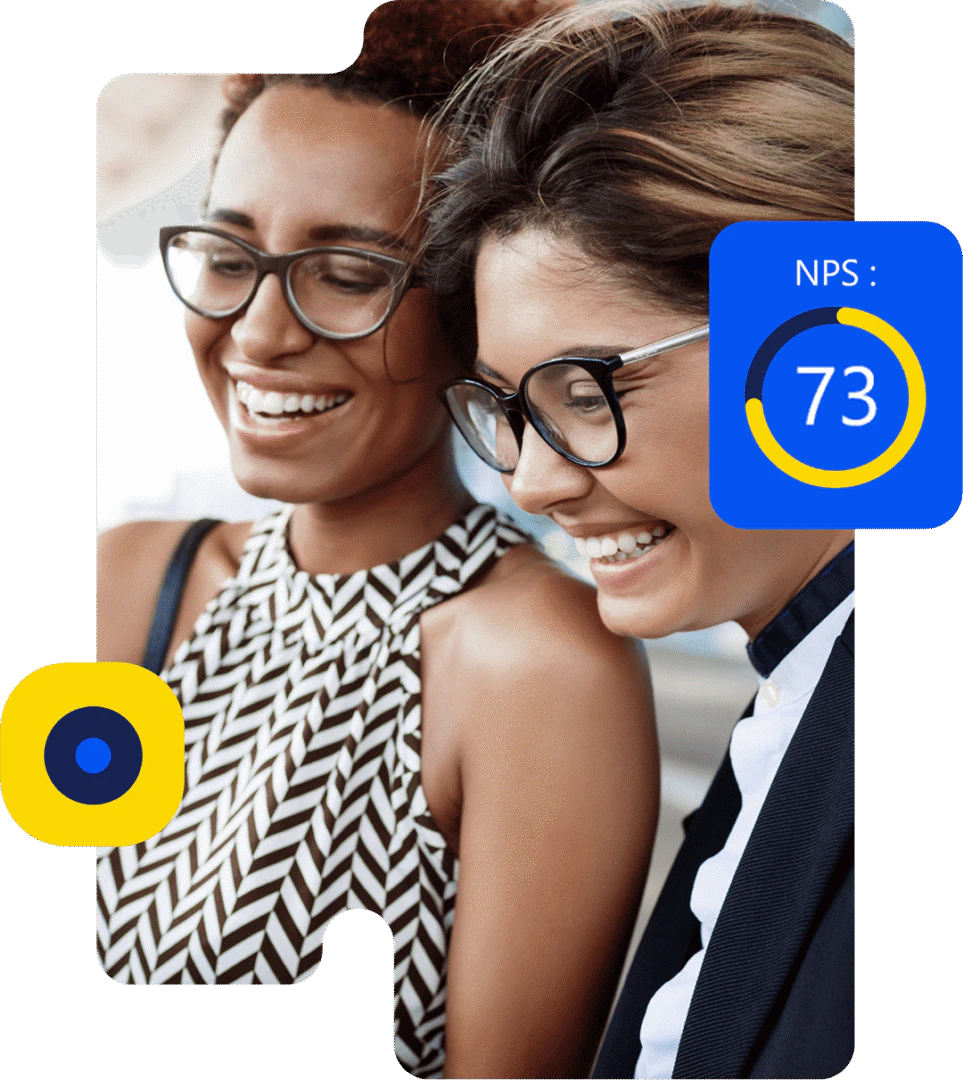 TrackAd clients — NPS of 73
